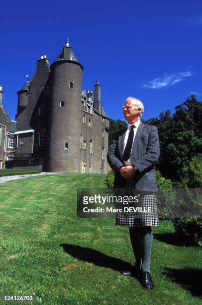 Scottish Clans In United Kingdom In July, 1996 - Patrick Boyle at Kelburn Castle.