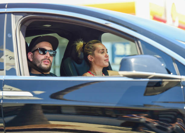 Miley Cyrus is seen on June 12, 2022 in Los Angeles, California.