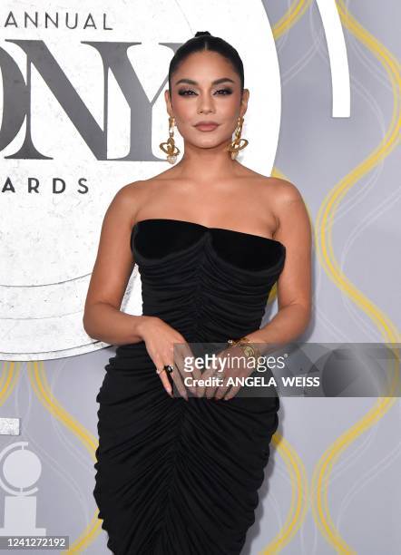 Actress-singer Vanessa Hudgens attends the 75th annual Tony awards at Radio City Music Hall on June 12, 2022 in New York city.