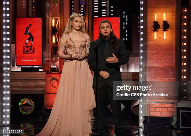 Prince Jackson and Paris Jackson at THE 75TH ANNUAL TONY AWARDS, live from Radio City Music Hall in New York City, Sunday, June 12 on the CBS...