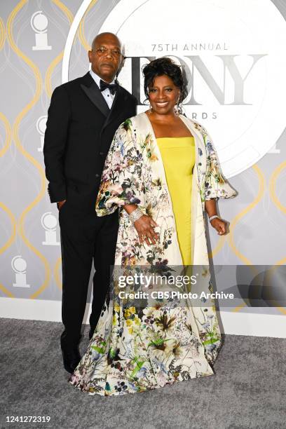 LaTanya Richardson Jackson and Samuel L. Jackson at THE 75TH ANNUAL TONY AWARDS, live from Radio City Music Hall in New York City, Sunday, June 12 on...