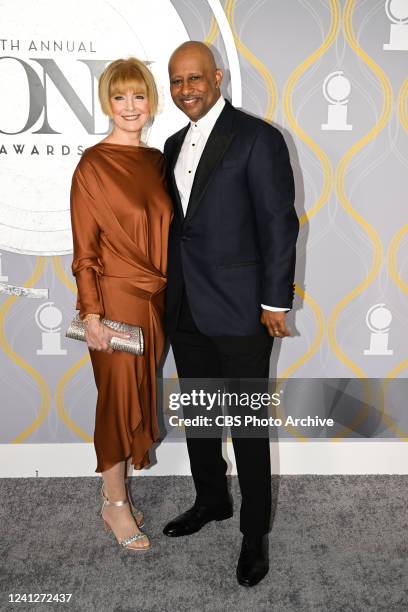 Jeannie Santiago and Ruben Santiago-Hudson at THE 75TH ANNUAL TONY AWARDS, live from Radio City Music Hall in New York City, Sunday, June 12 on the...