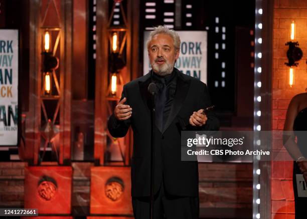 Sam Mendes at THE 75TH ANNUAL TONY AWARDS, live from Radio City Music Hall in New York City, Sunday, June 12 on the CBS Television Network. Emmy...