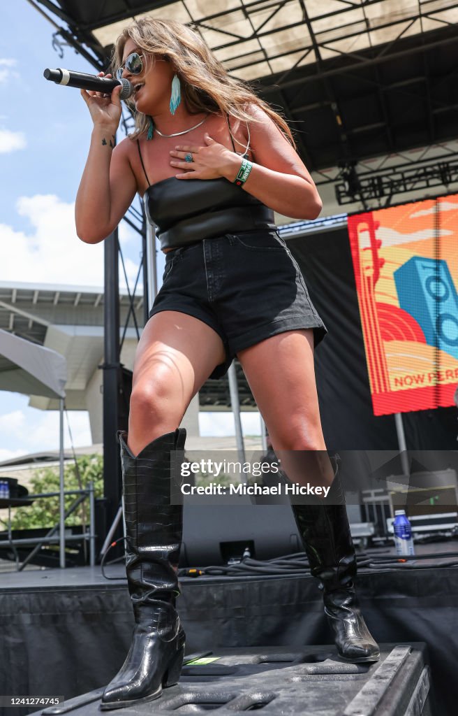 Ella Langley performs during CMA Fest 2022 at Dr Pepper Amp Stage at... News Photo Getty Images