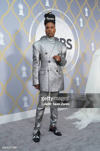 Billy Porter attends The 75th Annual Tony Awards - Arrivals on June 12, 2022 at Radio City Music Hall in New York City.