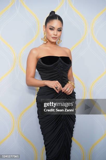 Vanessa Hudgens attends The 75th Annual Tony Awards - Arrivals on June 12, 2022 at Radio City Music Hall in New York City.