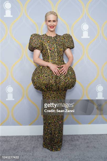 Sarah Paulson attends The 75th Annual Tony Awards - Arrivals on June 12, 2022 at Radio City Music Hall in New York City.