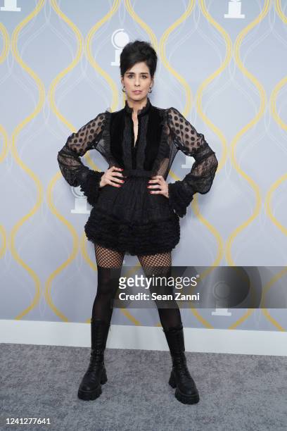 Sarah Silverman attends The 75th Annual Tony Awards - Arrivals on June 12, 2022 at Radio City Music Hall in New York City.