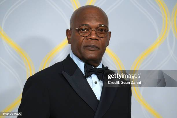 Samuel L. Jackson attends The 75th Annual Tony Awards - Arrivals on June 12, 2022 at Radio City Music Hall in New York City.