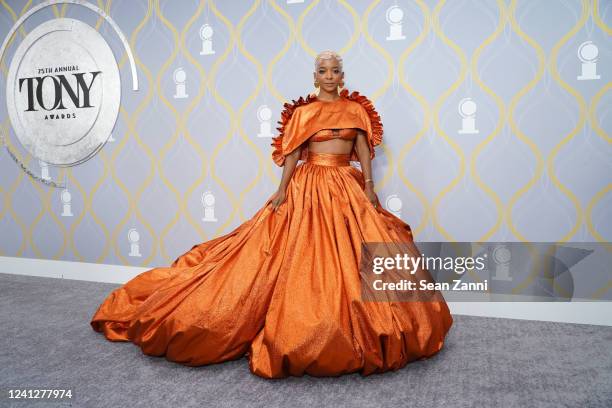 Kara Young attends The 75th Annual Tony Awards - Arrivals on June 12, 2022 at Radio City Music Hall in New York City.