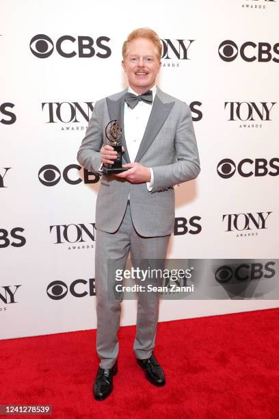 Jesse Tyler Ferguson attends The 75th Annual Tony Awards - Media Room on June 12, 2022 at Radio City Music Hall in New York City.