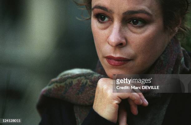 Alina Fernandez, Fidel Castro's daughter In Paris, France On February 18, 1998.