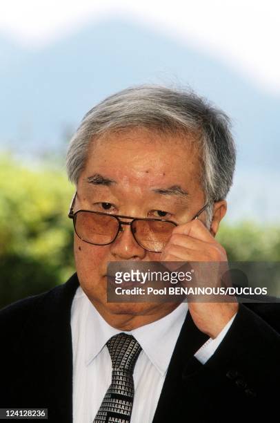 Photo Call "Kanzo Sensei" at Cannes Film Festival, France On May 17, 1998 - Shohei Imamura, Director.