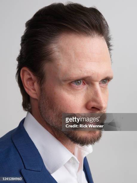 Michael Abbott Jr. From the film 'Peace in the Valley' poses for a portrait during the 2022 Tribeca Film Festival at Spring Studio on June 12, 2022...
