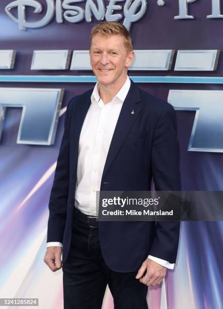 Sir Tim Peake attends the Lightyear" UK Premiere at Cineworld Leicester Square on June 13, 2022 in London, England.