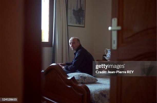 Francois Santoni at home In France On December 23, 1998.