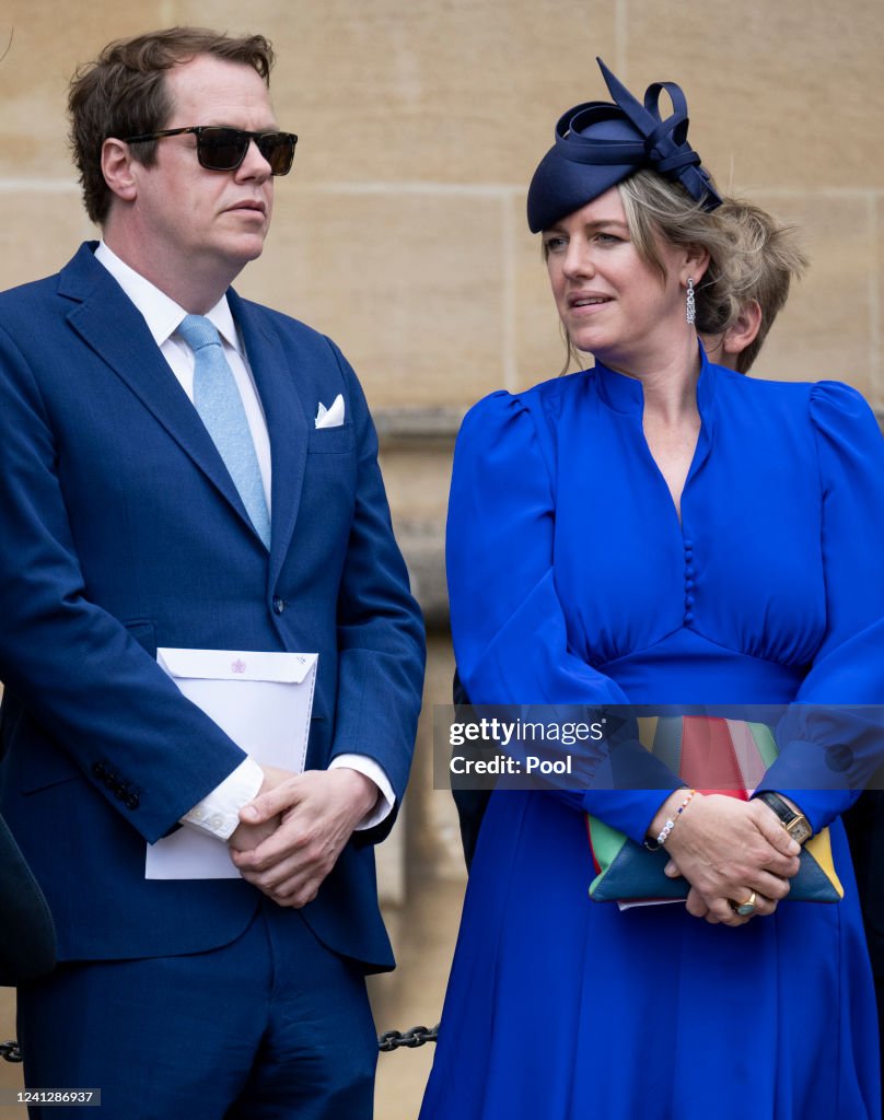 The Order Of The Garter Service At Windsor Castle