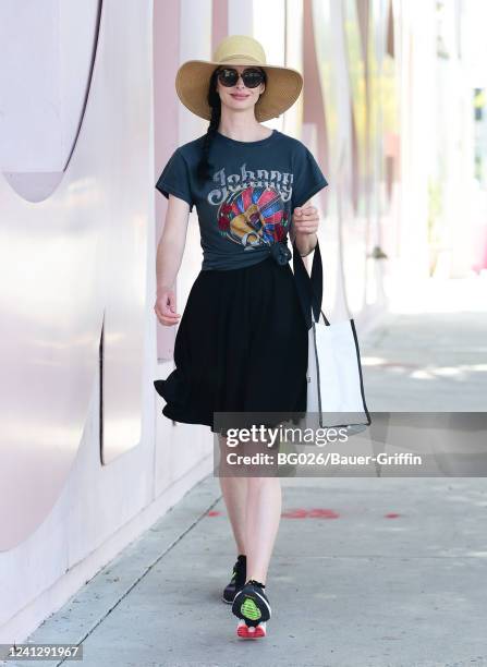 Krysten Ritter is seen on June 13, 2022 in Los Angeles, California.