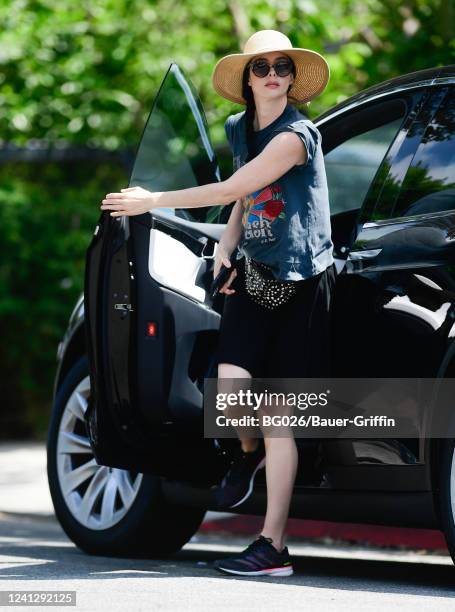 Krysten Ritter is seen on June 13, 2022 in Los Angeles, California.