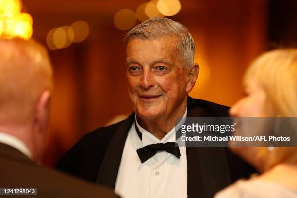Barry Round is seen during the 2022 Australian Football Hall of Fame Dinner at Crown Palladium on June 14, 2022 in Melbourne, Australia.