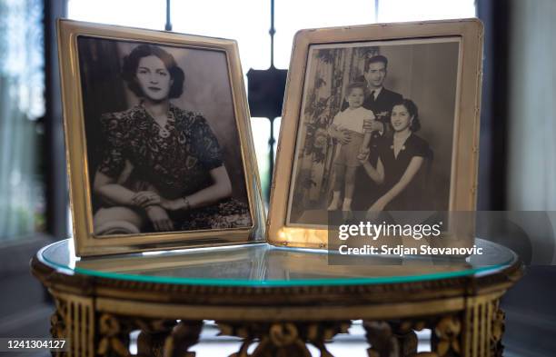 Crown Prince of Yugoslavia Aleksadar Karadjordjevic with his father King Peter II of Yugoslavia and Queen Alexandra of Yugoslavia Queen Alexandra of...