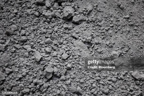 Converter slag before being recycled at the Vale Copper Cliff Nickel Refinery in Sudbury, Ontario, Canada, on Wednesday, June 1, 2022. Nickel is...