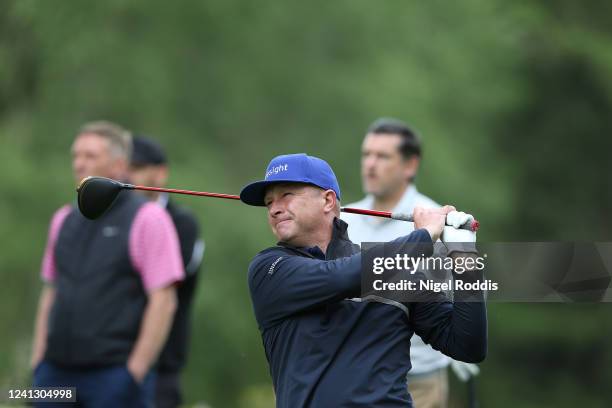 Greig Hutcheon in action during the first round of the PGA Professional Championship at Slaley Hall on June 14, 2022 in Hexham, England.