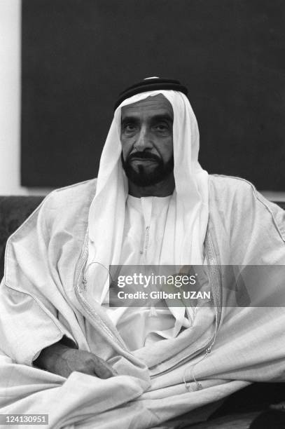 Prince Fahd at the summit of Opep in Algiers, Algeria in March , 1975 - Sheikh Zayed bin Sultan al-Nahyan.