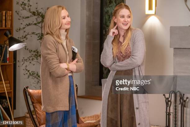 The Train Episode 617 -- Pictured: Caitlin Thompson as Madison, Alexandra Breckenridge as Sophie --