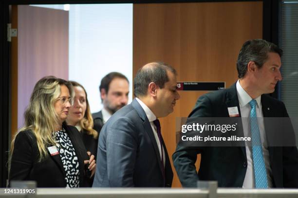 June 2022, Brazil, Brasilia: Lawyers for Volkswagen in Brazil who attended a hearing on possible slave labor on an Amazon farm owned by a subsidiary...