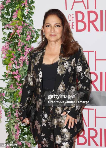 Gloria Estefan attends the "Father Of The Bride" Miami Premiere at the Tower Theater on June 14, 2022 in Miami, Florida.