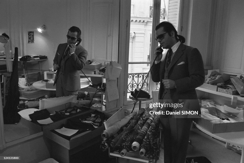 Karl Lagerfeld, Designer Of Chloe In France On April 02, 1979.