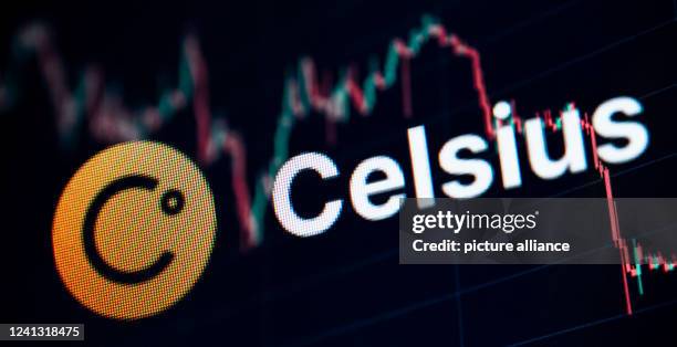 June 2022, Baden-Wuerttemberg, Rottweil: The logo of the crypto company Celsius is seen on the screen of a computer in an office. Photo: Silas Stein/