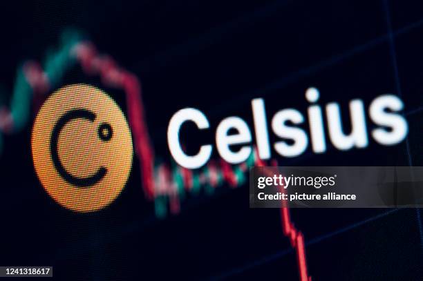 June 2022, Baden-Wuerttemberg, Rottweil: The logo of the crypto company Celsius is seen on the screen of a computer in an office. Photo: Silas Stein/