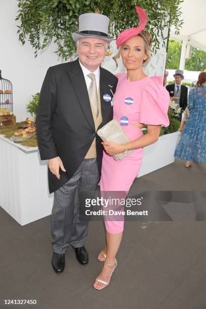 Eamonn Holmes and Isabel Webster attend Royal Ascot 2022 at Ascot Racecourse on June 15, 2022 in Ascot, England.