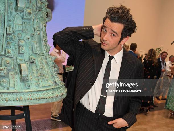 Matthew Healy attends the Royal Academy Of Arts Summer Exhibition 2022 preview party on June 15, 2022 in London, England.