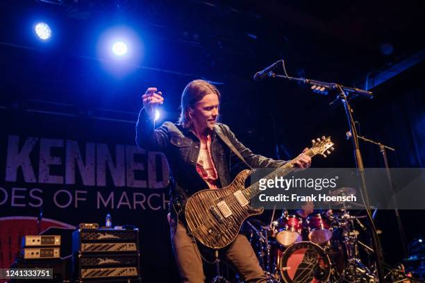 American singer and guitarist Myles Kennedy performs live on stage during a concert at the Astra on June 15, 2022 in Berlin, Germany.