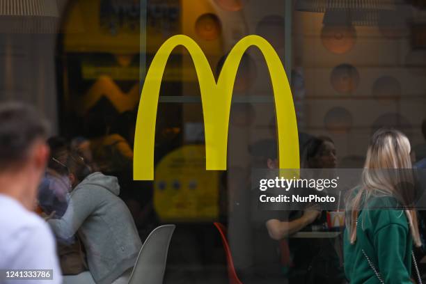 McDonald's on Florianska Street in Krakow's Old Town. 30 years ago, on June 16 the first McDonald's was opened in Poland, in Warsaw at Marszakowska...