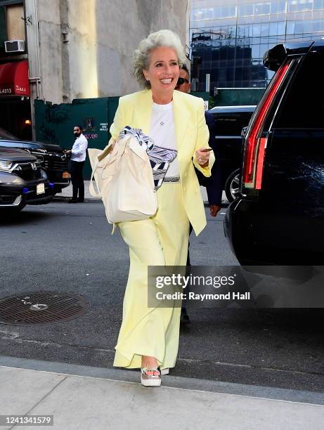 Actress Emma Thompson is seen as she walks in midtown on June 15, 2022 in New York City.