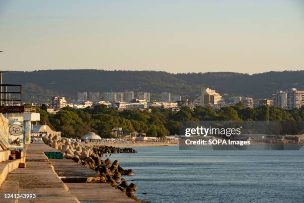 View of the Varna City from the Port.
