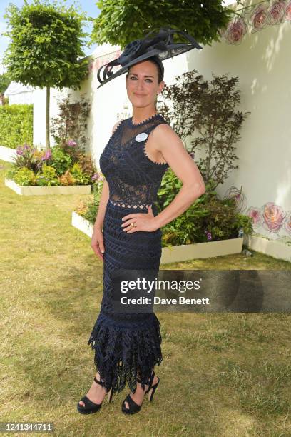 Kirsty Gallacher attends Royal Ascot 2022 at Ascot Racecourse on June 16, 2022 in Ascot, England.