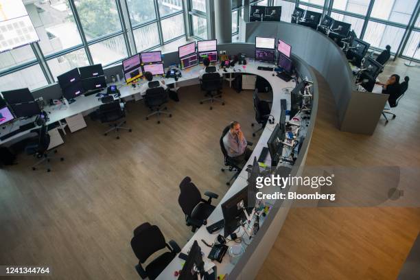 Trading floor inside the Euronext NV stock exchange in Paris, France, on Thursday, June 16, 2022. The CAC 40 Index has outperformed other major...
