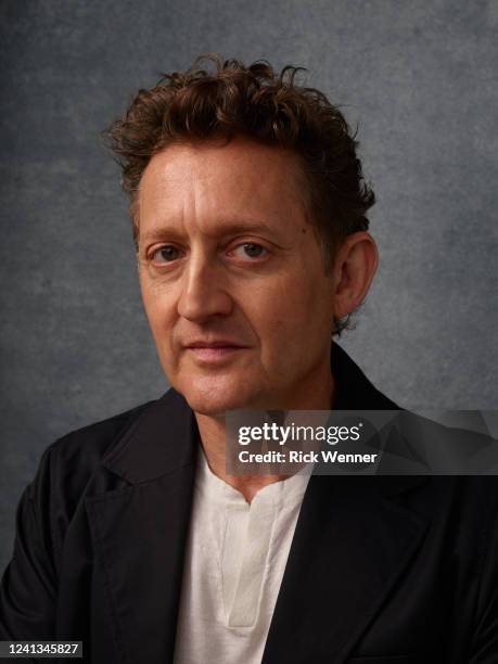 Alex Winter from the film 'The YouTube Effect' poses for a portrait during the 2022 Tribeca Film Festival at Spring Studio on June 11, 2022 in New...