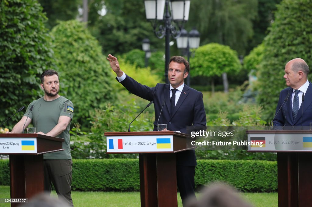 Meeting of Ukrainian President with European leaders in Kyiv