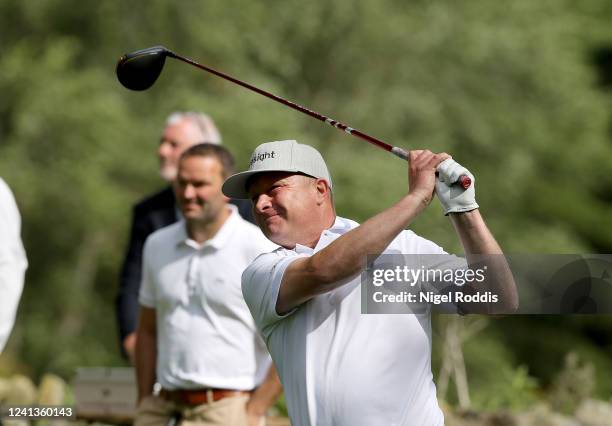 Greig Hutcheon in action during day four of the PGA Professional Championship at Slaley Hall on June 17, 2022 in Hexham, England.