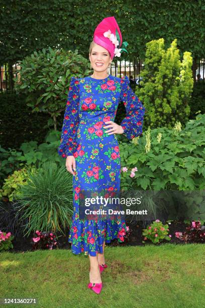 Charlotte Hawkins attends Royal Ascot 2022 at Ascot Racecourse on June 17, 2022 in Ascot, England.