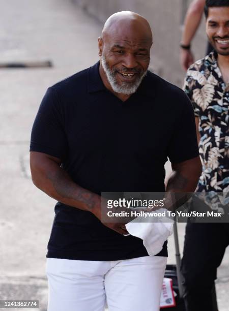 Mike Tyson is seen on June 16, 2022 in Los Angeles, California.
