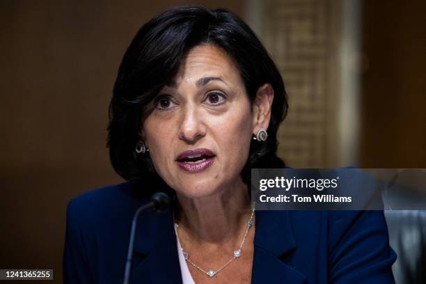 Rochelle Walensky, director of the Centers for Disease Control and Prevention, testifies during the Senate Health, Education, Labor and Pensions...