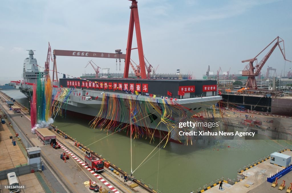 CHINA-SHANGHAI-AIRCRAFT CARRIER-LAUNCH (CN)