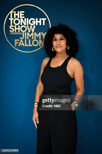 Episode 1673 -- Pictured: Actress Tracee Ellis Ross poses backstage on Friday, June 17, 2022 --